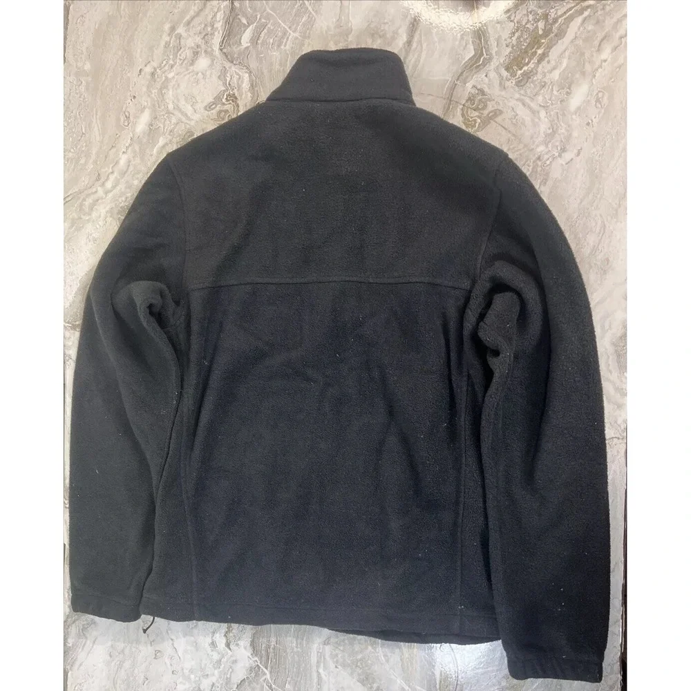 COLUMBIA Rugged Ridge Sherpa Fleece Zip Up Jacket Black Size M